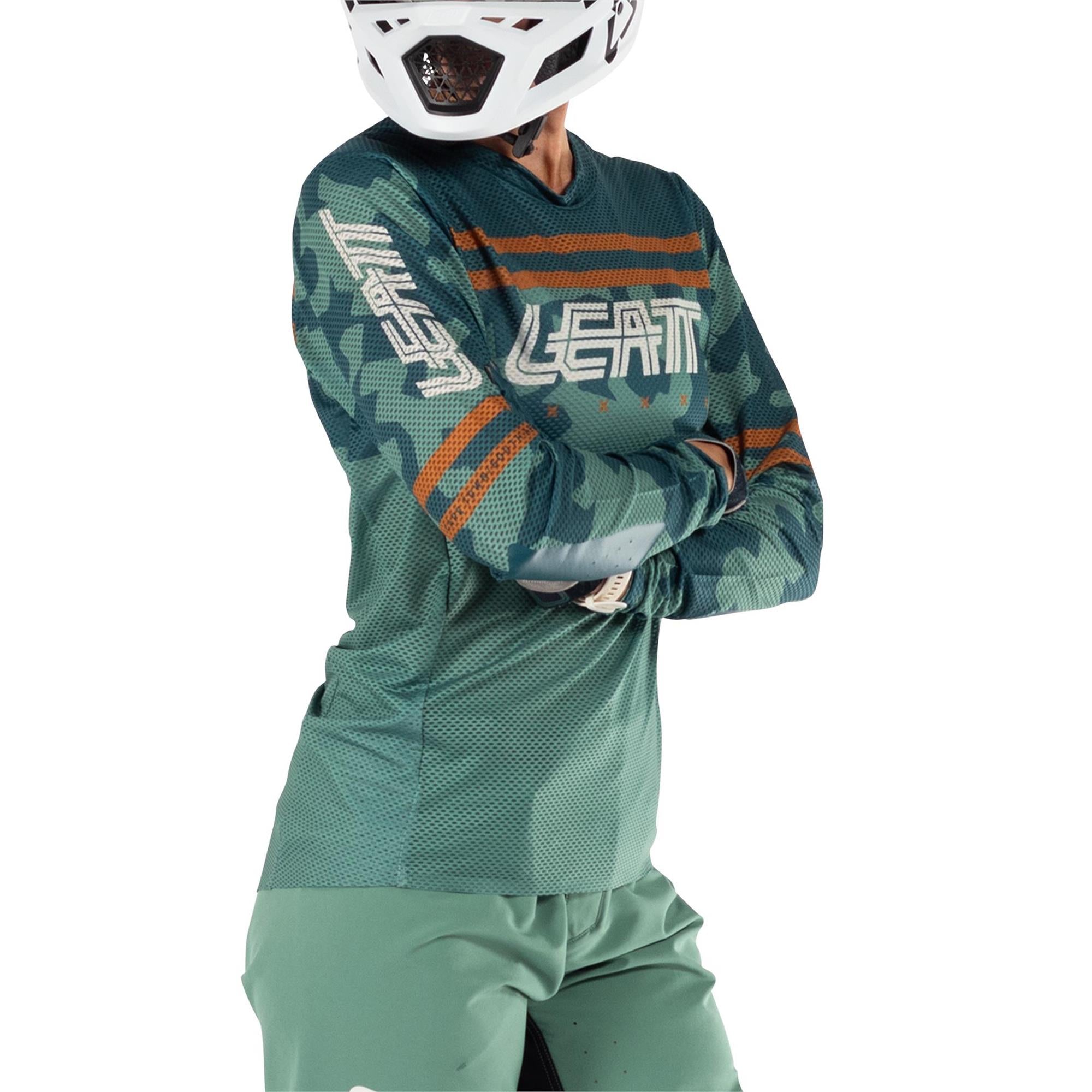 Leatt Women's Gravity 4.0 MTB Jersey Lagoon