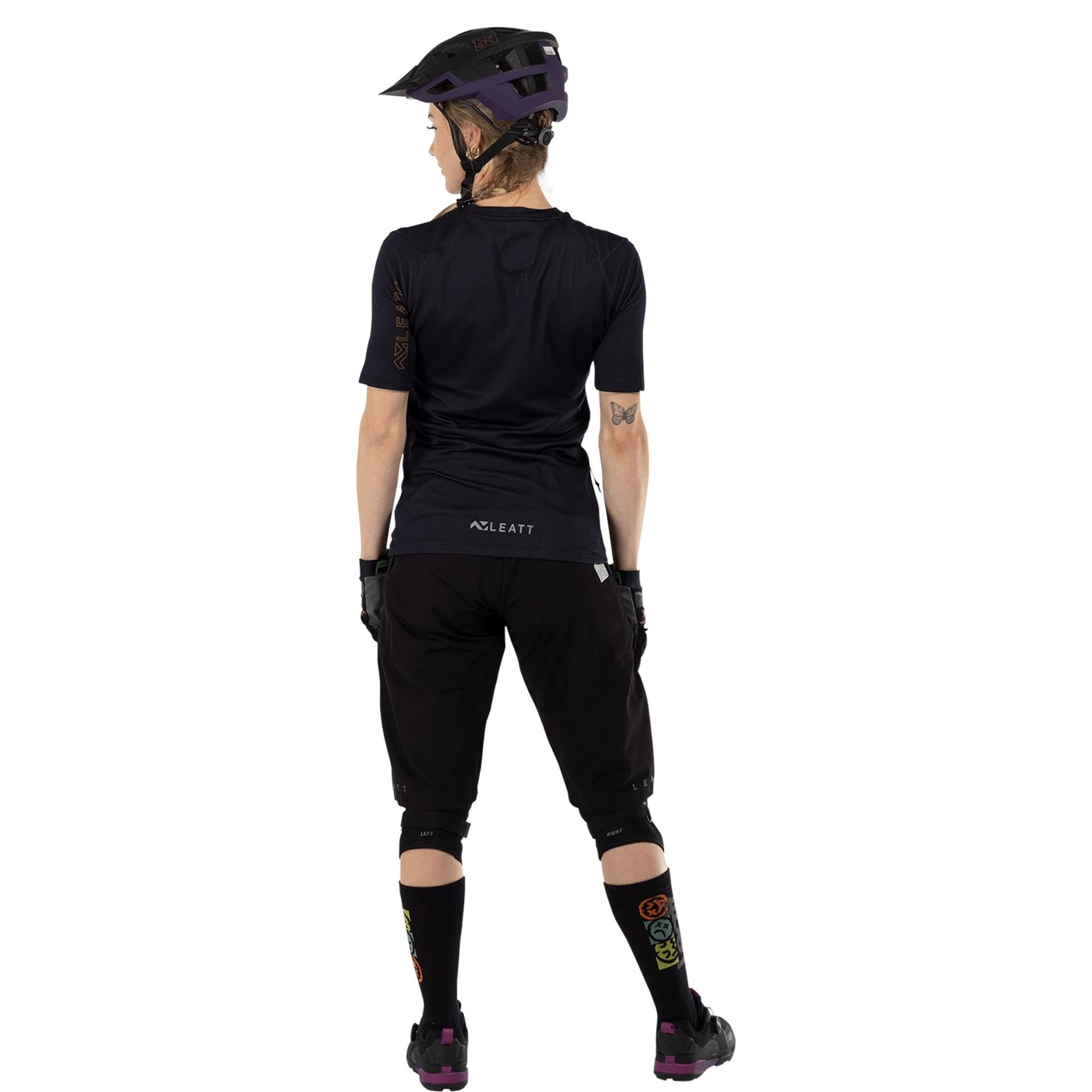 Leatt Women's Trail 2.0 MTB Jersey Black