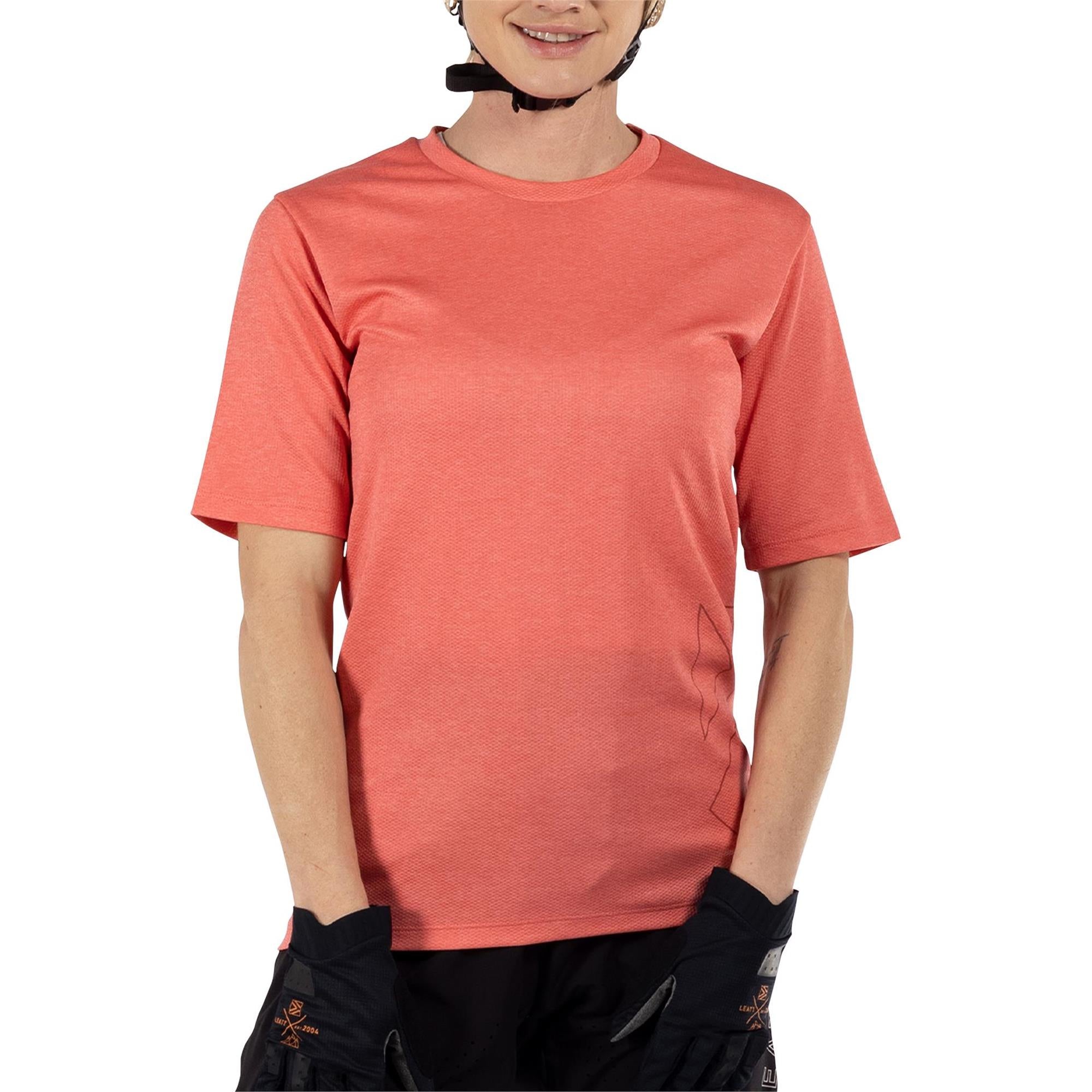 Leatt Women's Trail 2.0 MTB Jersey Coral