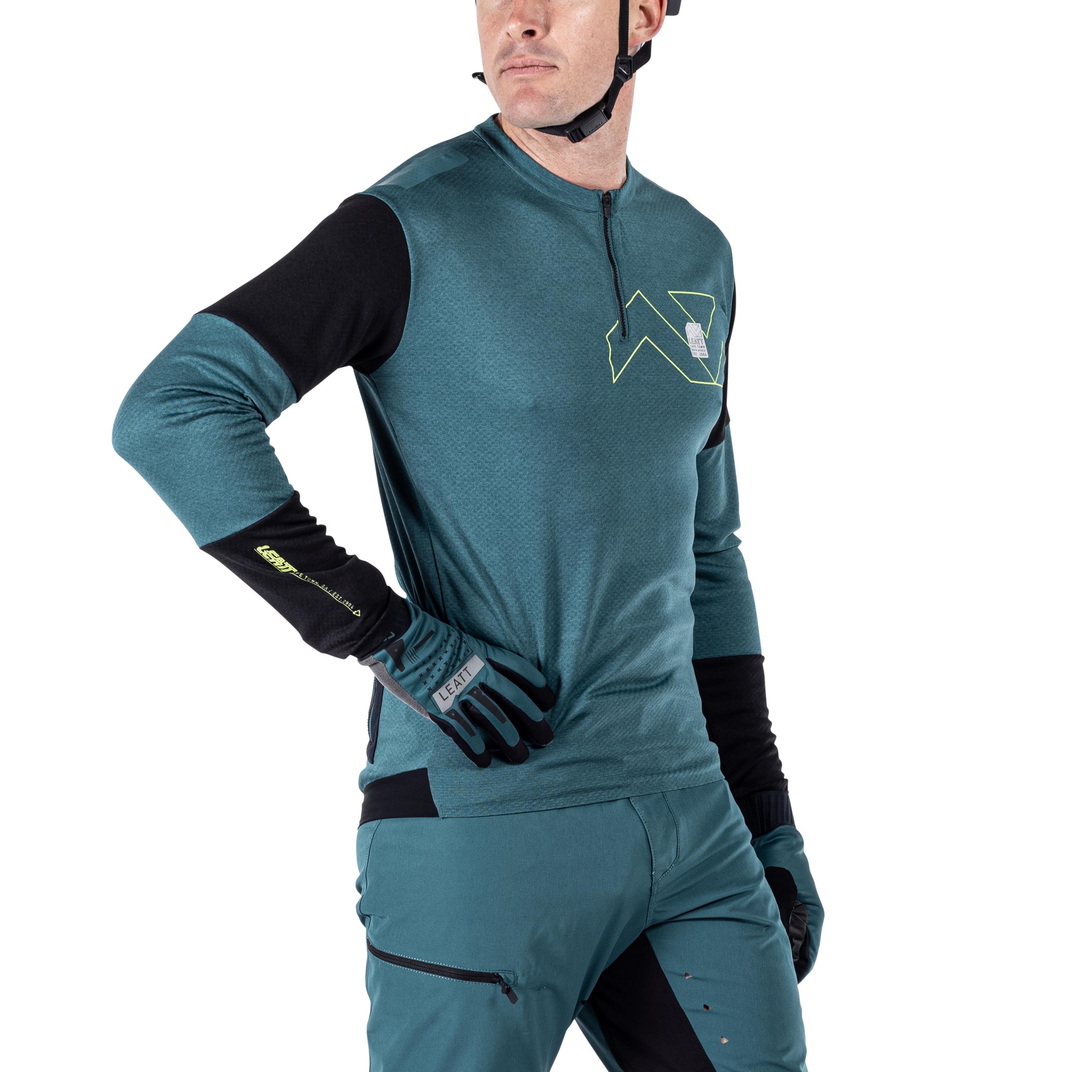 Leatt Trail 4.0 MTB Jersey Teal