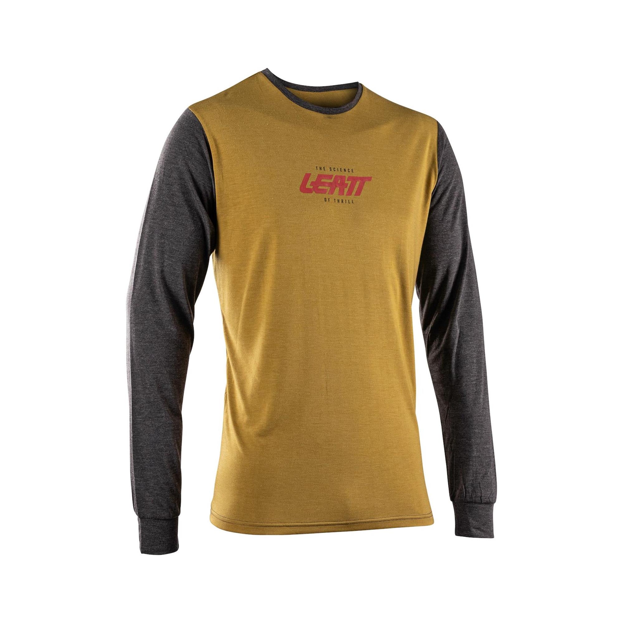 Leatt Long Sleeve Tech T-shirt Brass Brown
