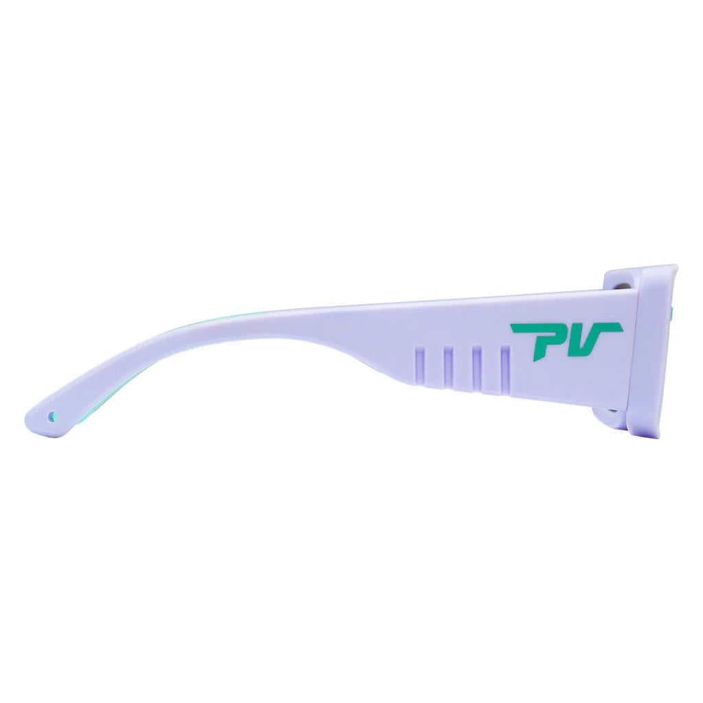 Pit Viper The Moontower Low Bones Sunglasses - Blue/Green Lens