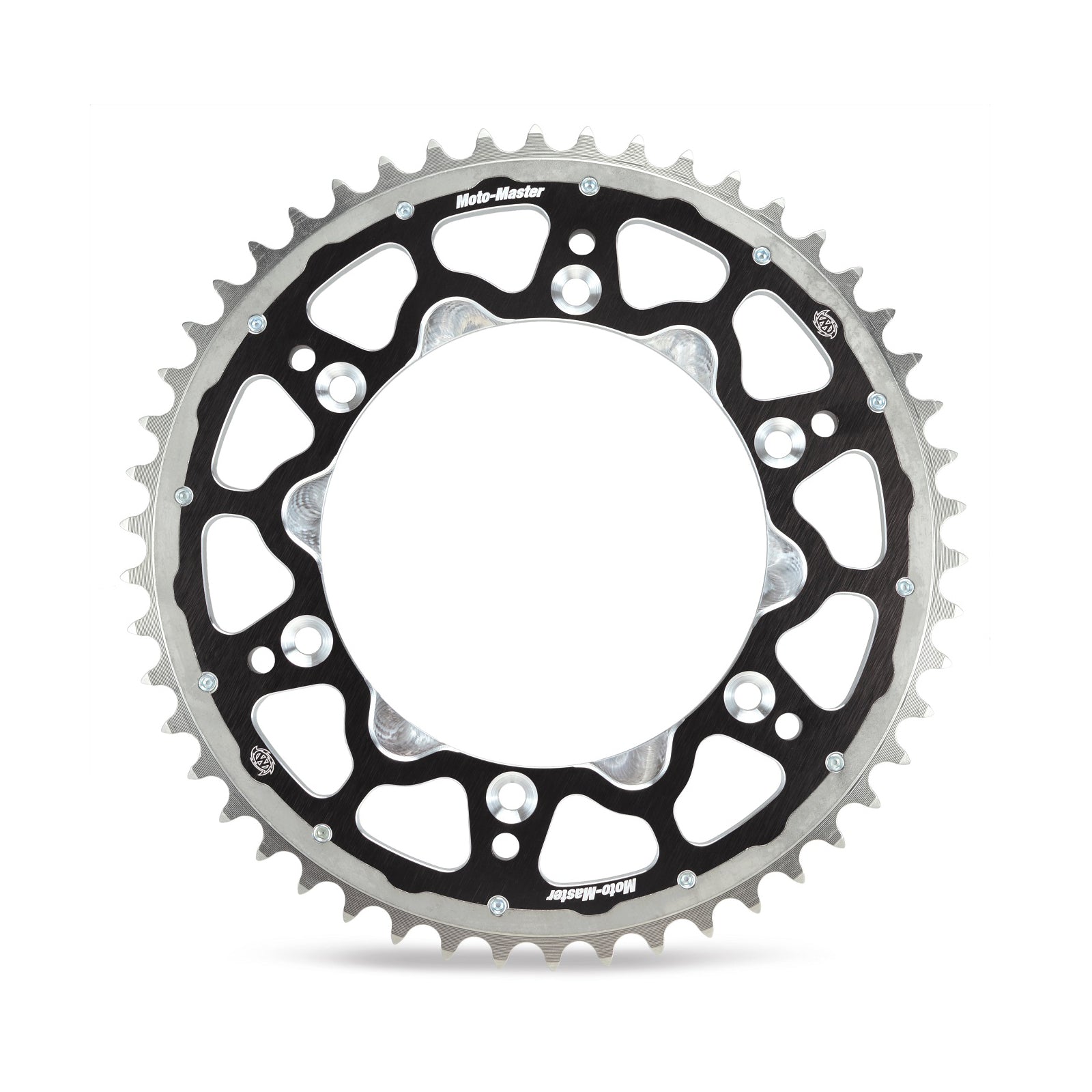 Moto-Master Fusion Dual Ring Rear Sprocket Kawasaki KX125/250 80-08, KX250F/450F 04-26 Black