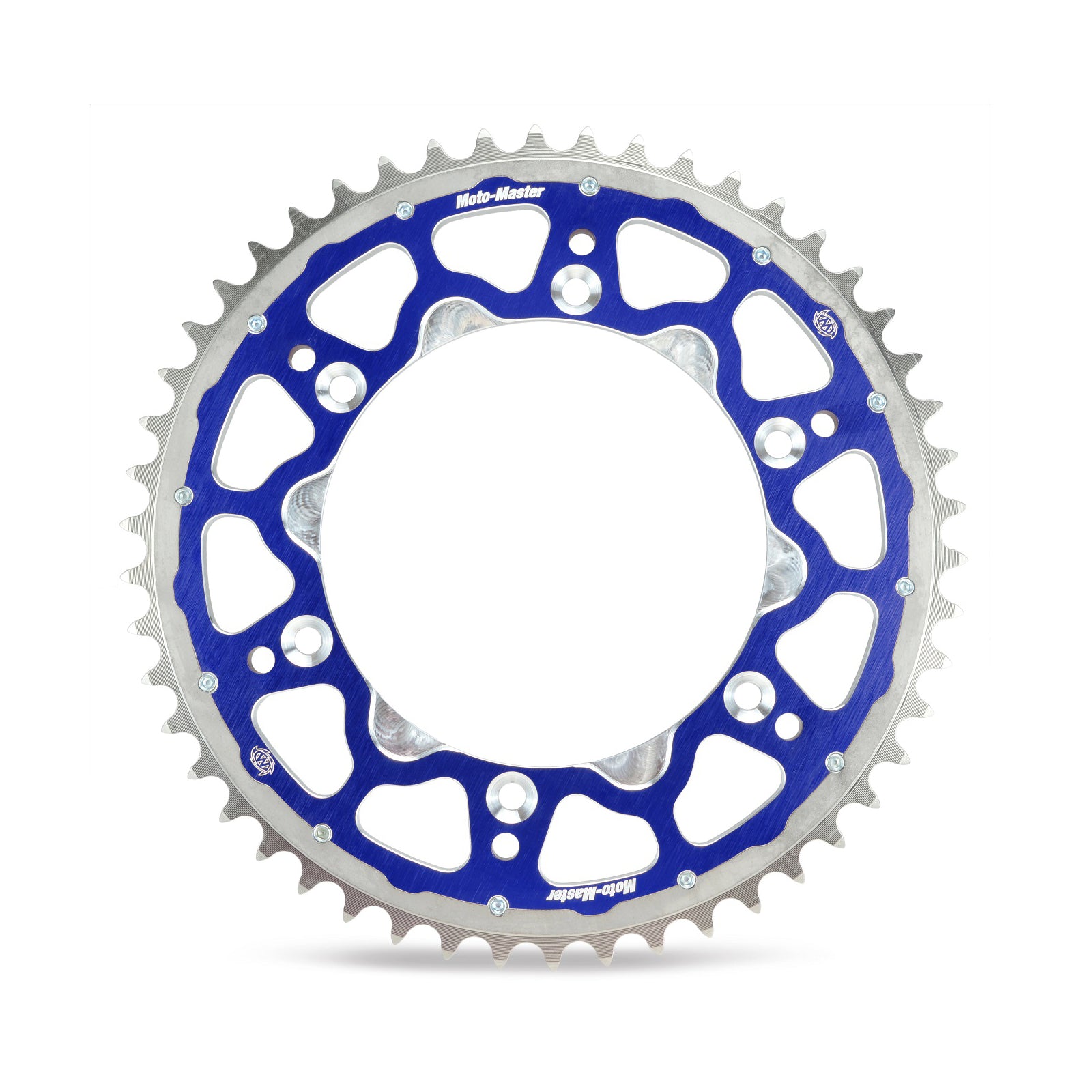 Moto-Master Fusion Dual Ring Rear Sprocket KTM SX/SXF EXC/EXC-F 91-26, Husky TC/FC/TE/FE 14-26 Gas Gas MC/EC/EX 21-26, Triumph TF 250/450 X/E 25-26 Blue
