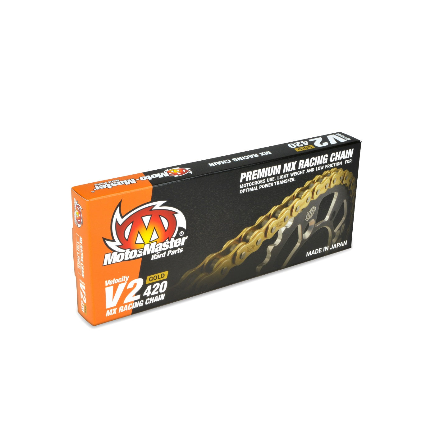 Moto-Master V2 420 Gold Chain 130L