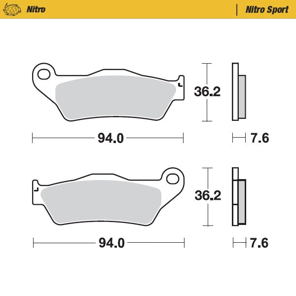 Moto-Master Nitro Sport 93022 Brake Pads