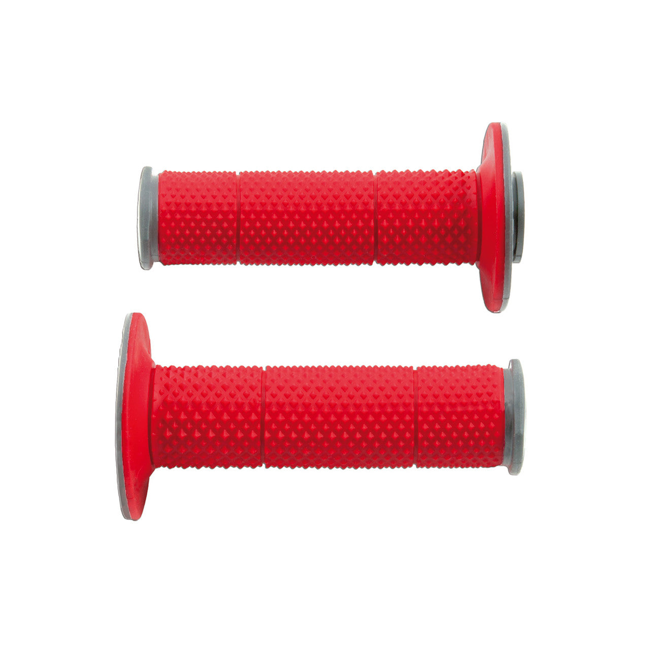 Rtech Full Diamond Dual Compound Xtra Soft Full MX Grips Grey/Red