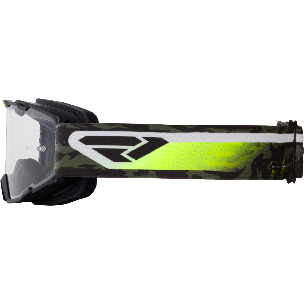 FXR Maverick Prime MX Goggle 2027 Army Camo/HiVis