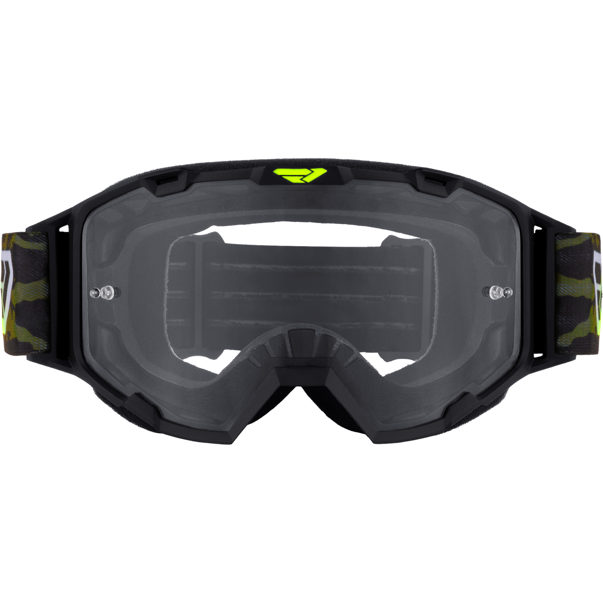 FXR Maverick Prime YOUTH MX Goggle 2027 Army Camo/HiVis