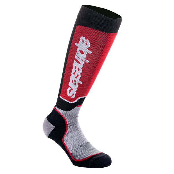Alpinestars MX PLUS Socks Black/Grey/Red
