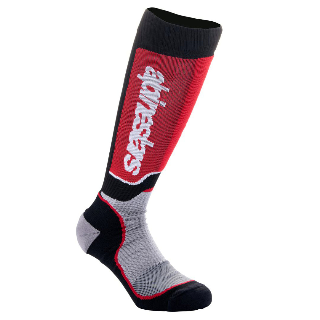 Alpinestars YOUTH MX PLUS Socks Black/Grey/Red