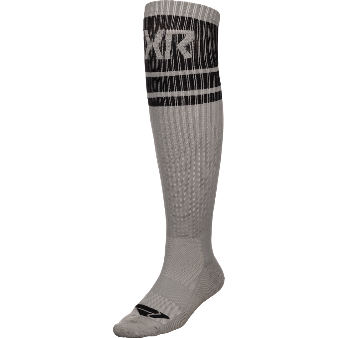 FXR Moto MX Socks 2026 Grey/Black