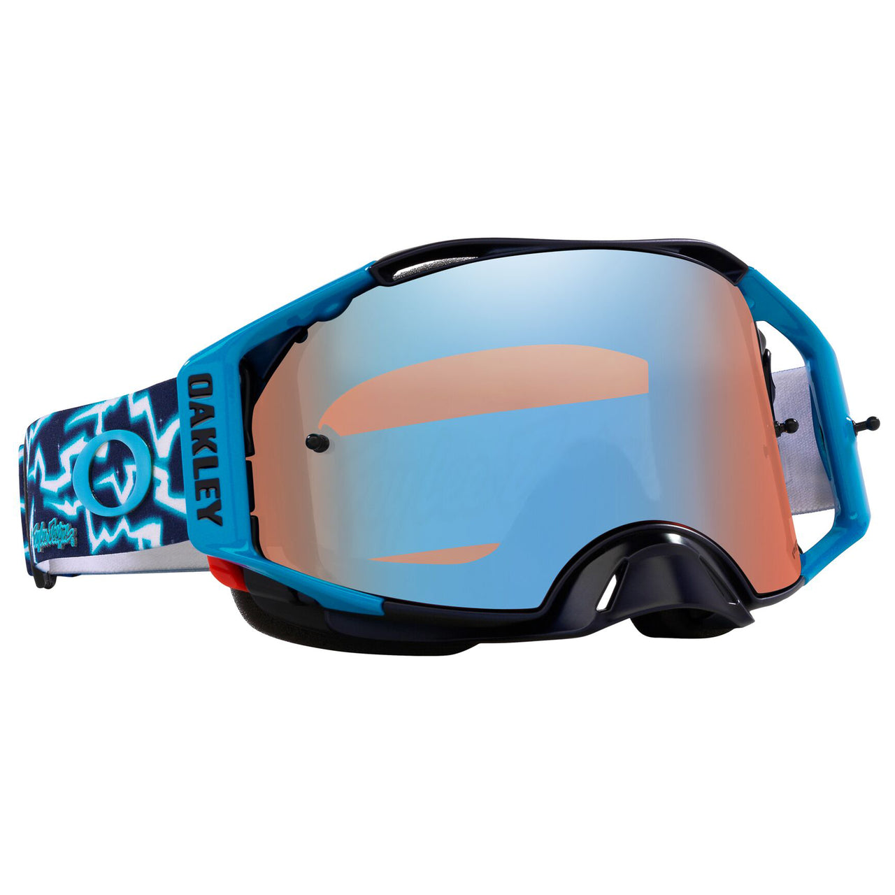 Oakley Airbrake MX Goggle TLD Blue Lightning - Prizm Sapphire Lens