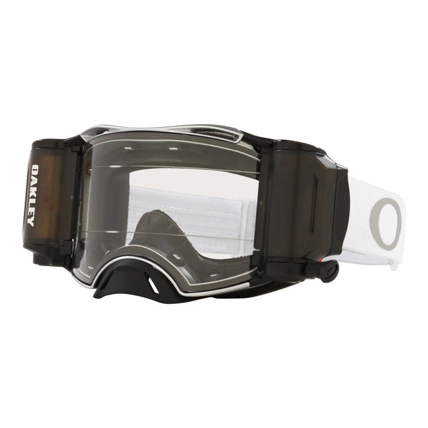 Oakley Airbrake MX Roll Off Goggle Tuff Blocks White - Clear Lens