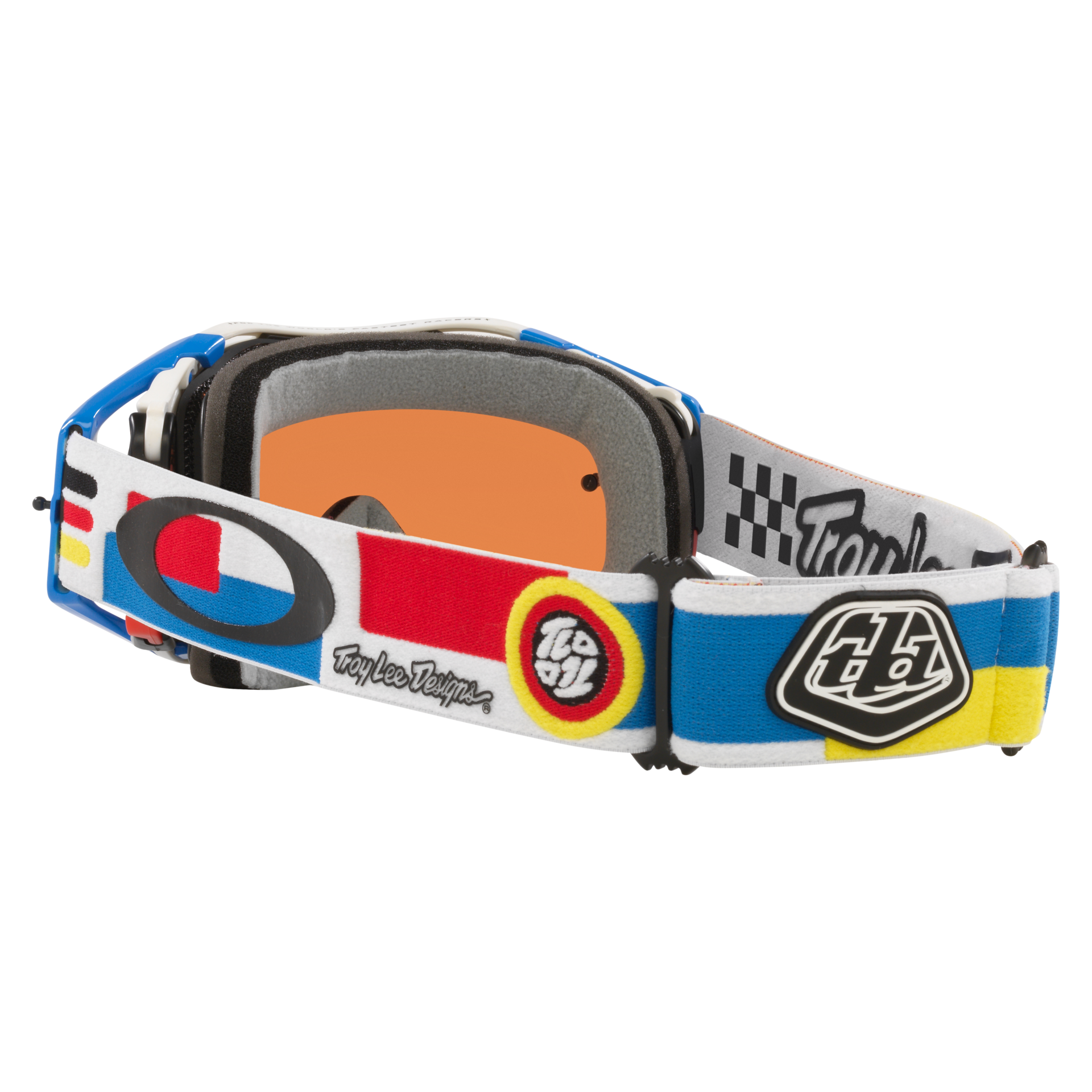 Oakley Airbrake MTB Goggle TLD Drop In White - Sapphire Irid Prizm