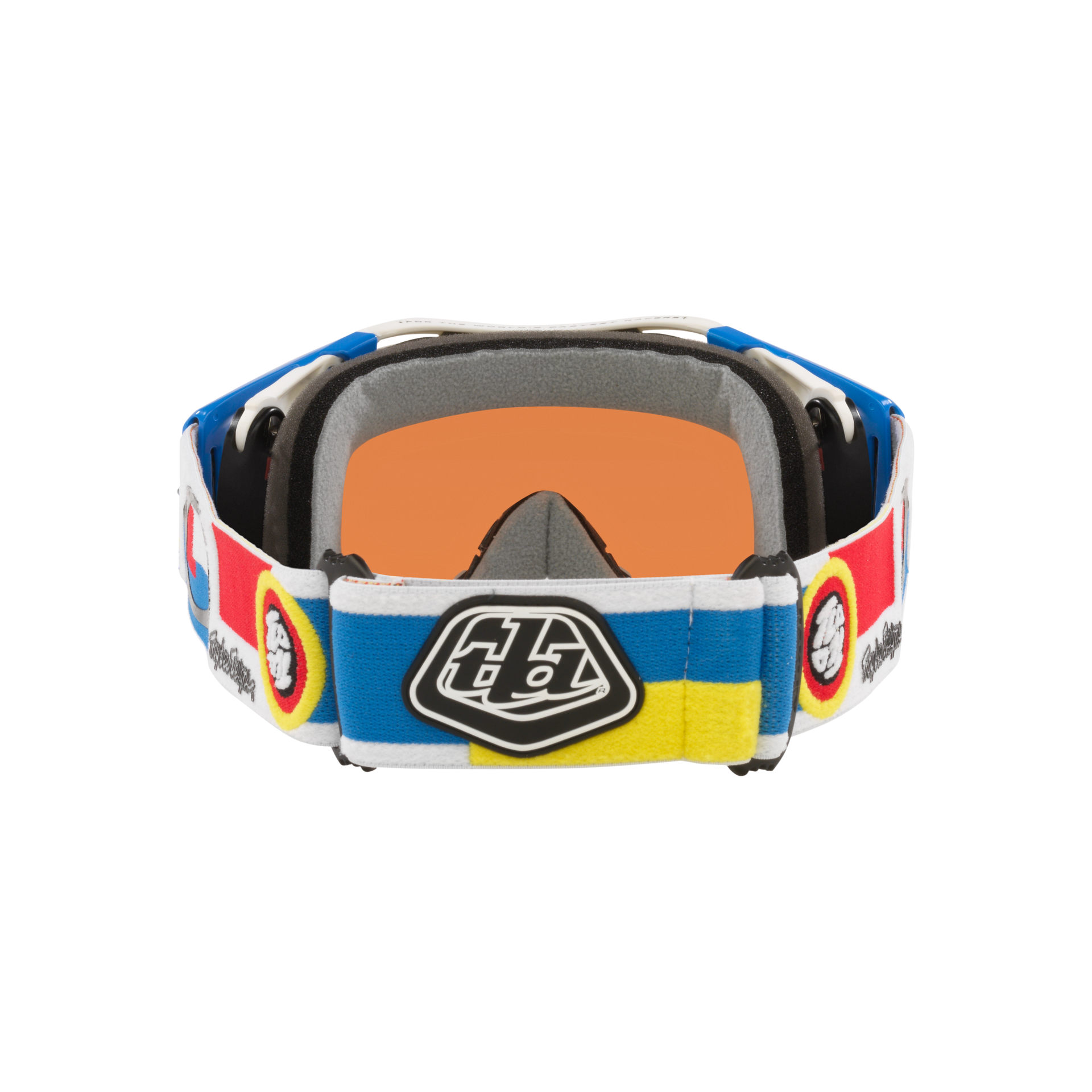 Oakley Airbrake MTB Goggle TLD Drop In White - Sapphire Irid Prizm