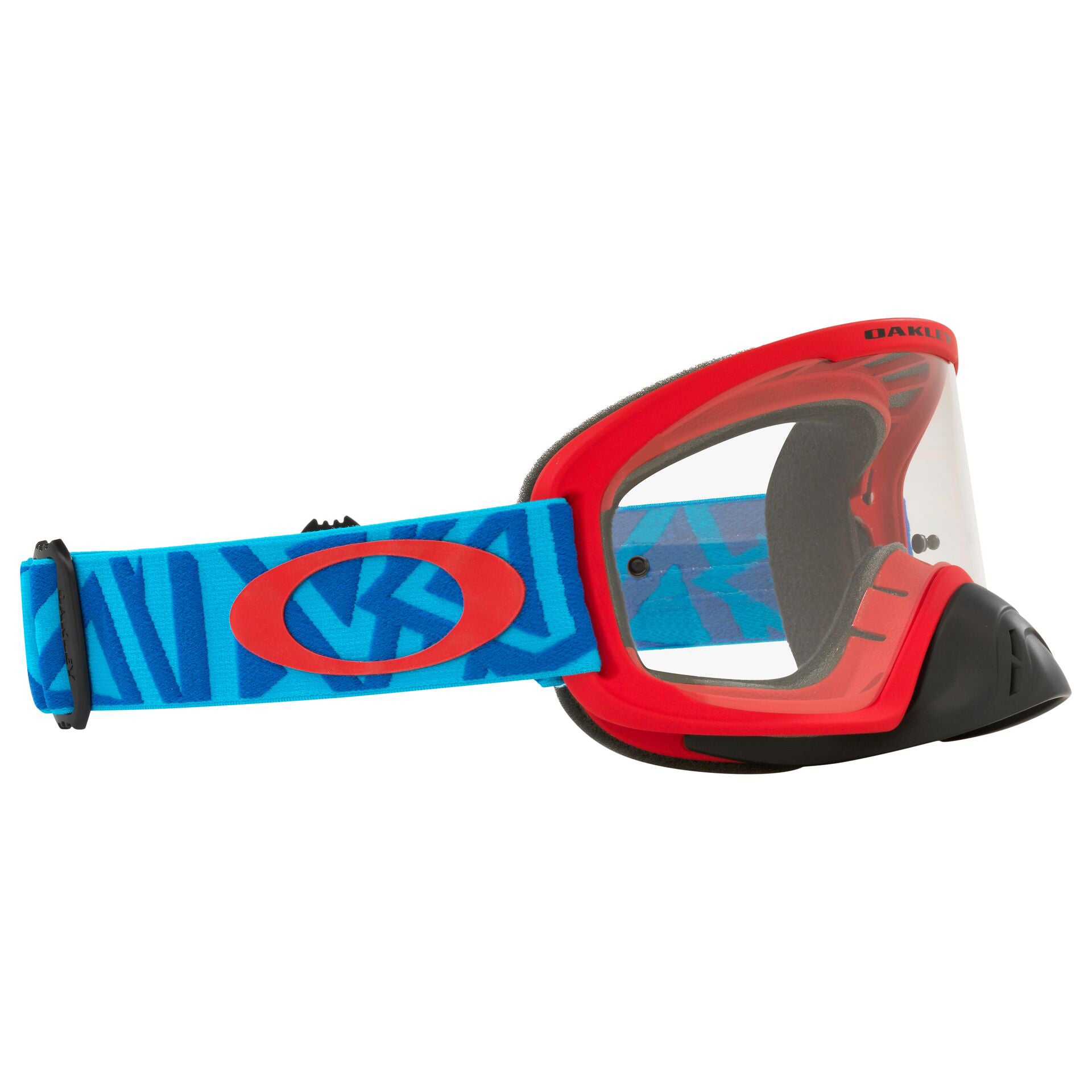 Oakley O Frame 2.0 Pro MX Goggle Angle Red - Clear Lens