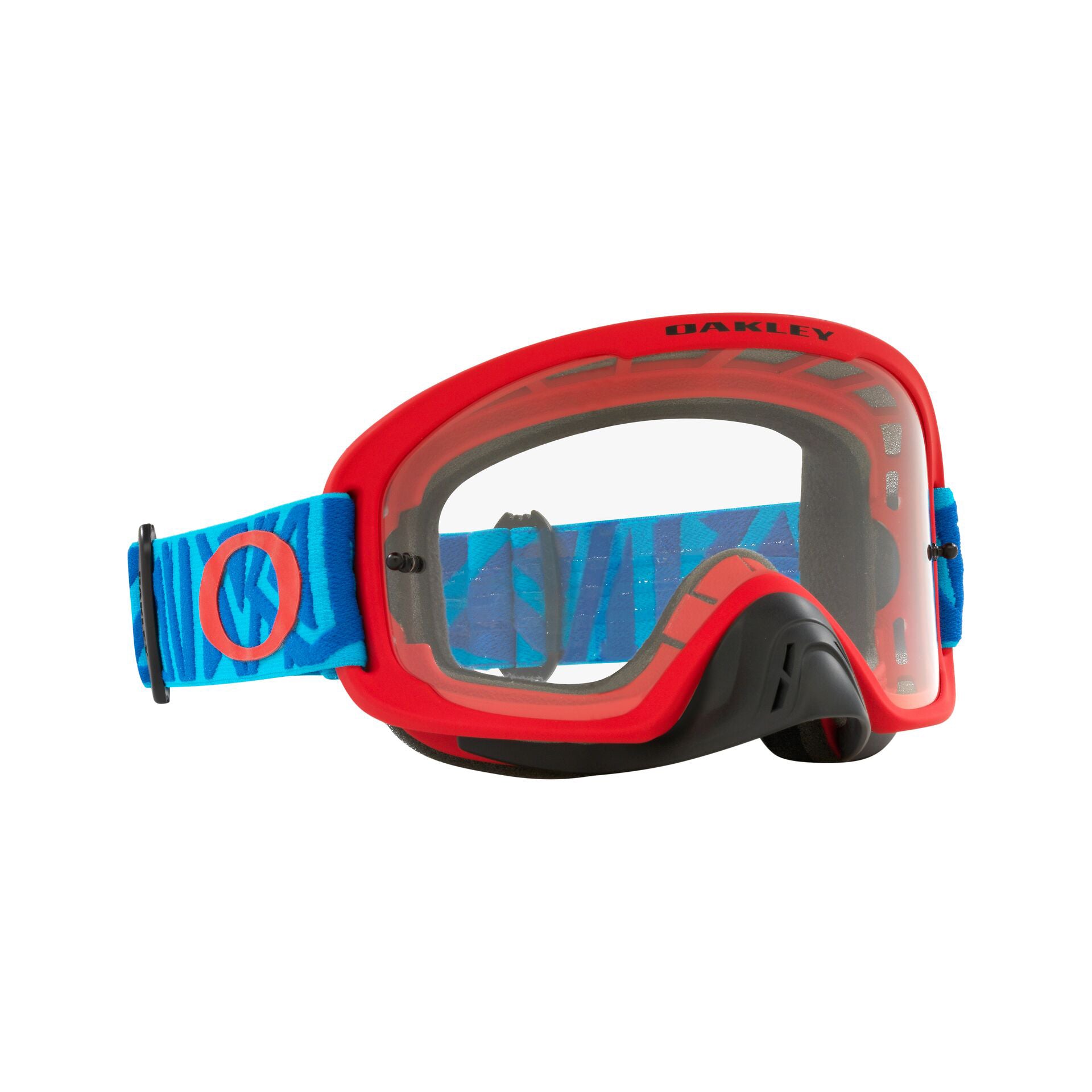 Oakley O Frame 2.0 Pro MX Goggle Angle Red - Clear Lens