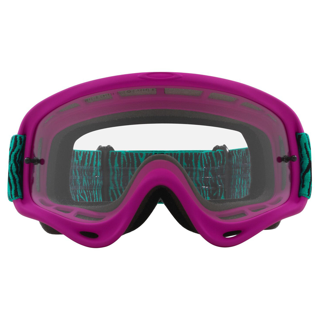Oakley O Frame MX Goggle Celeste Bengal - Clear Lens