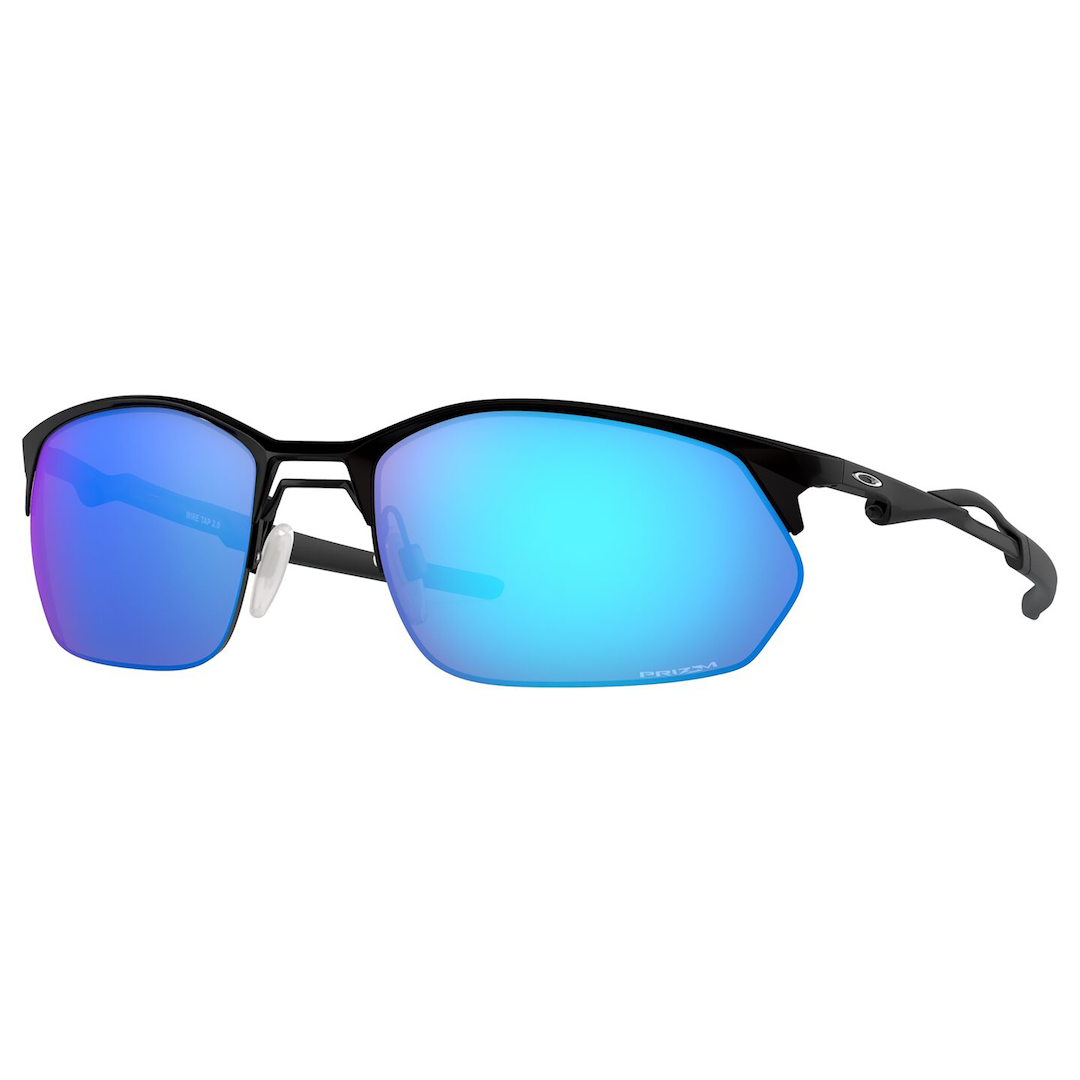 Oakley Wire Tap 2.0 Sunglasses Adult (Satin Black) Prizm Sapphire Lens