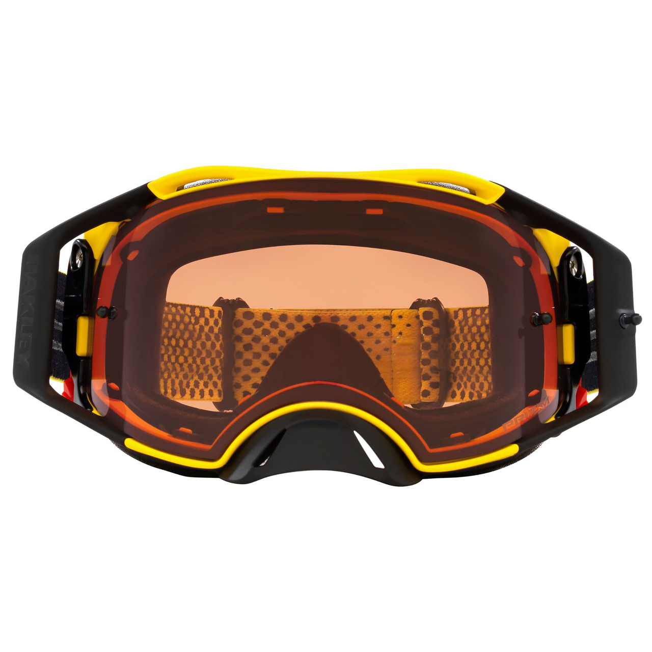 Oakley Airbrake MX Goggle Moto Yellow - Prizm Bronze Lens