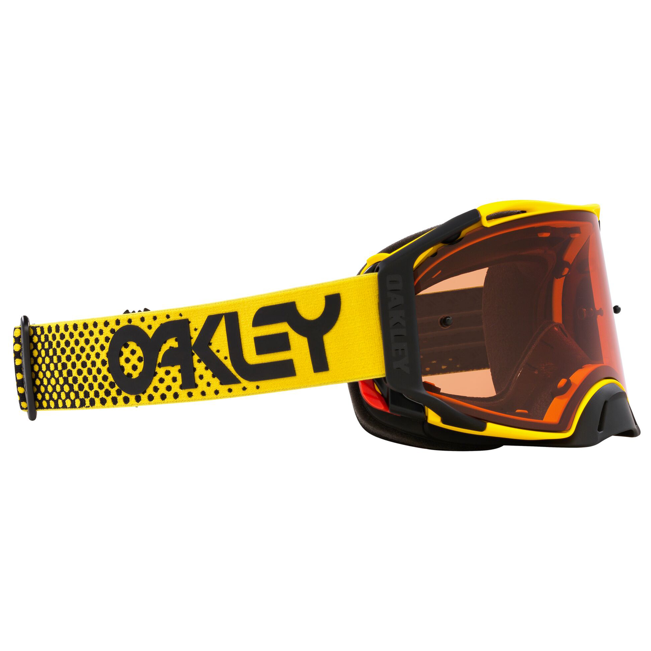 Oakley Airbrake MX Goggle Moto Yellow - Prizm Bronze Lens