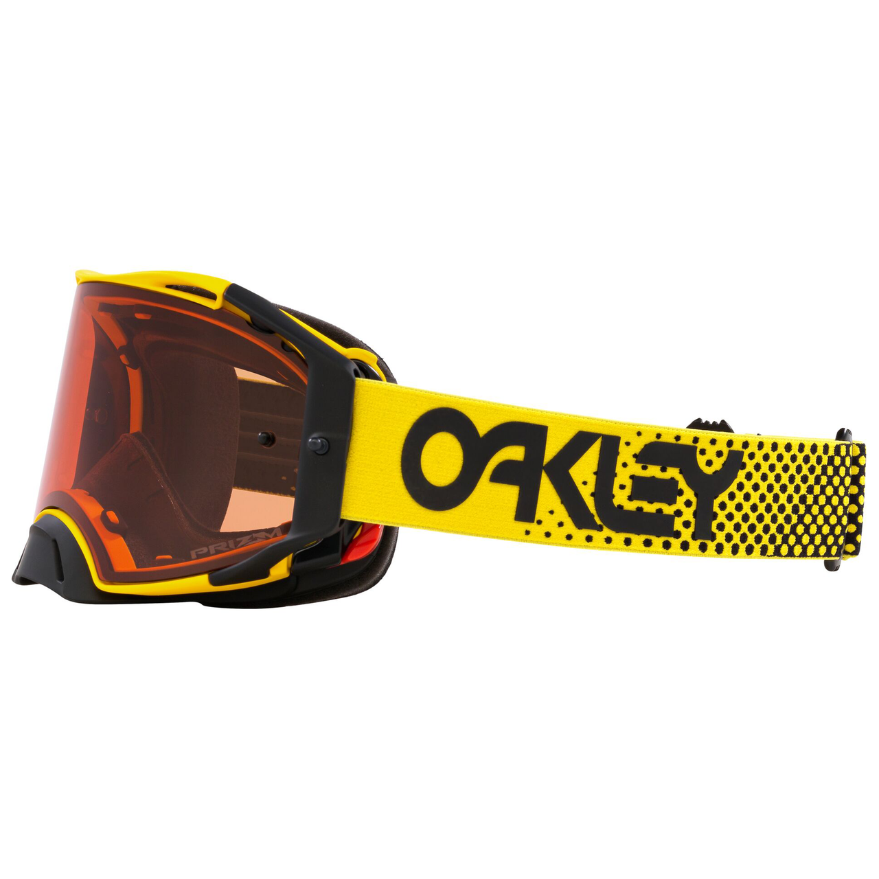 Oakley Airbrake MX Goggle Moto Yellow - Prizm Bronze Lens