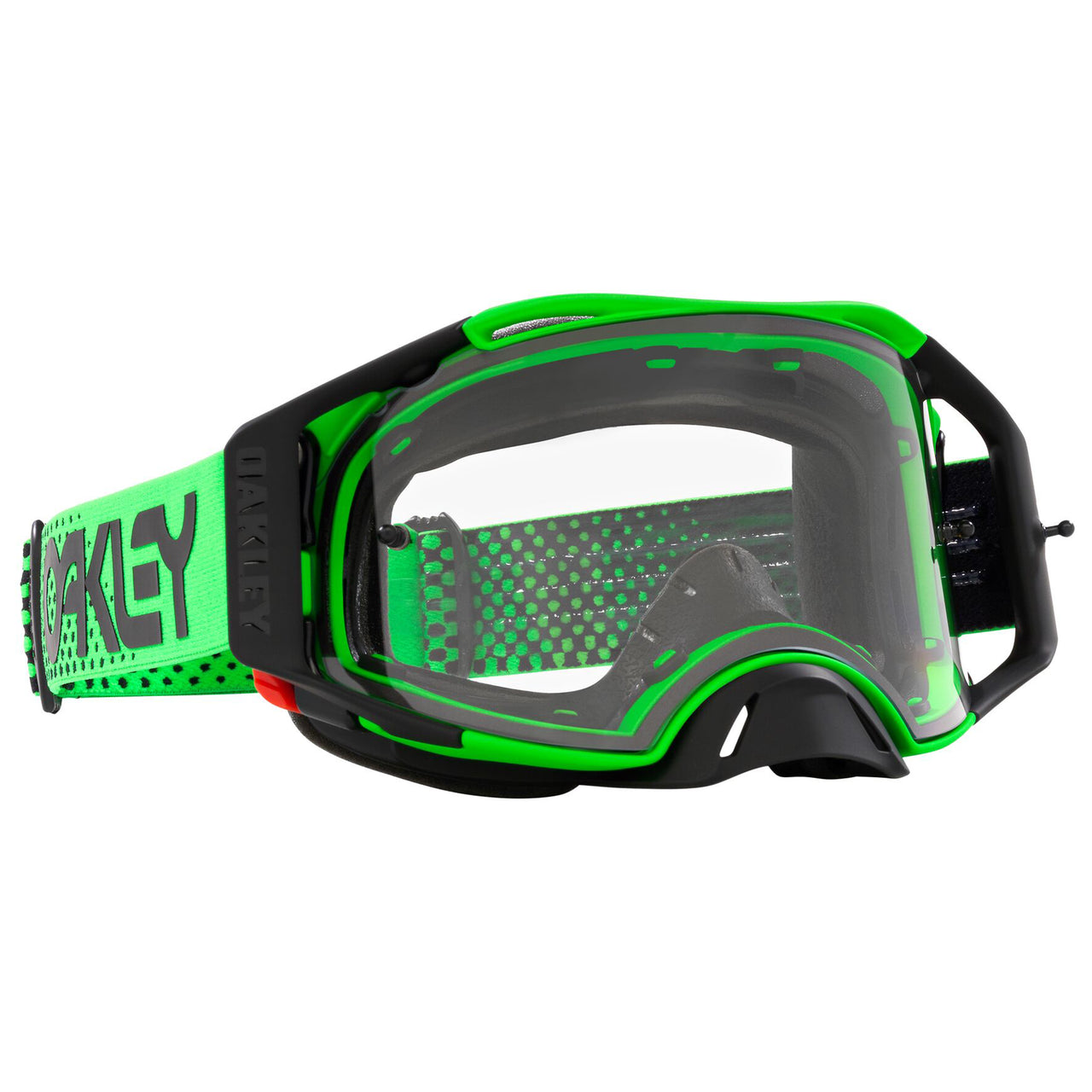 Oakley Airbrake MX Goggle Moto Green - Clear Lens