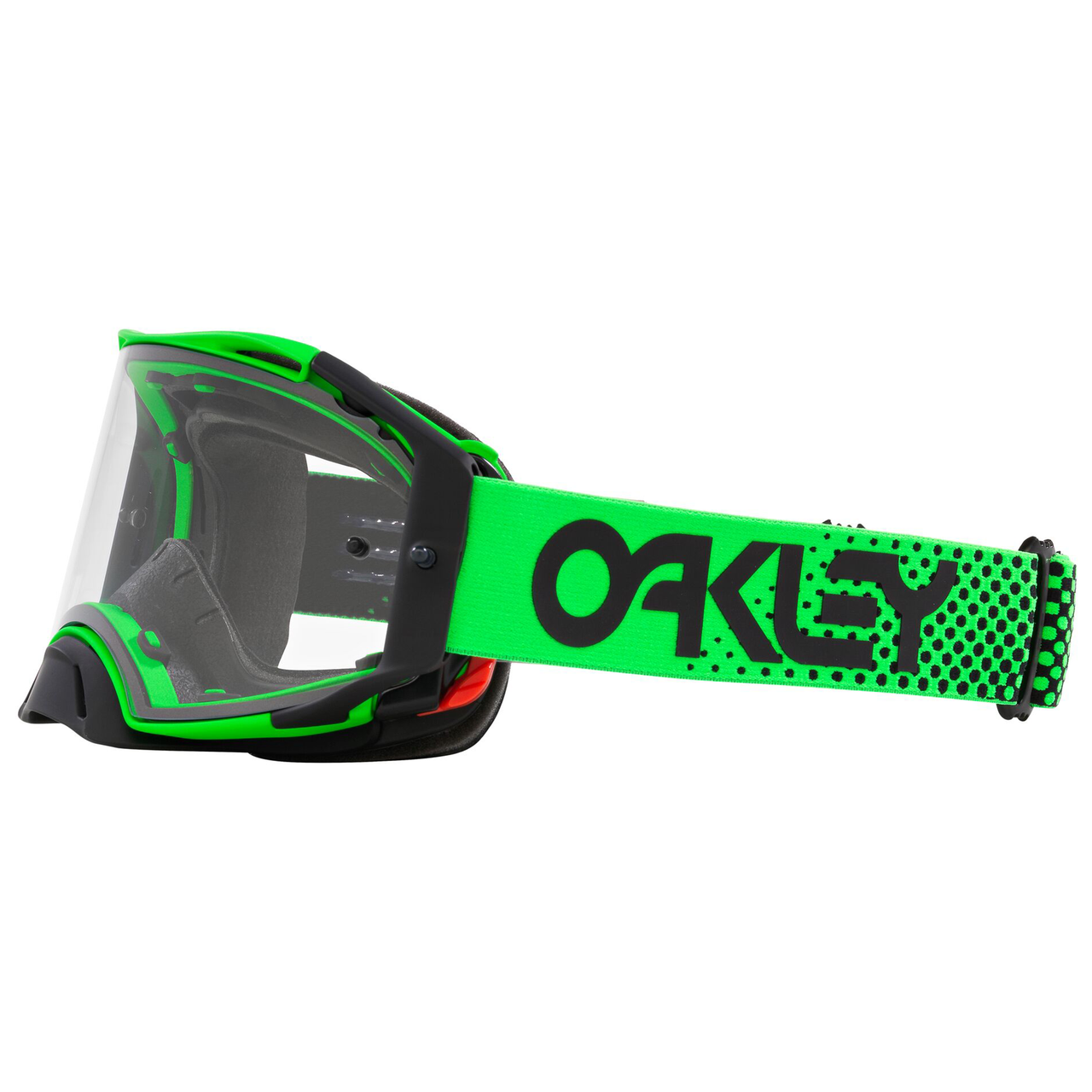 Oakley Airbrake MX Goggle Moto Green - Clear Lens