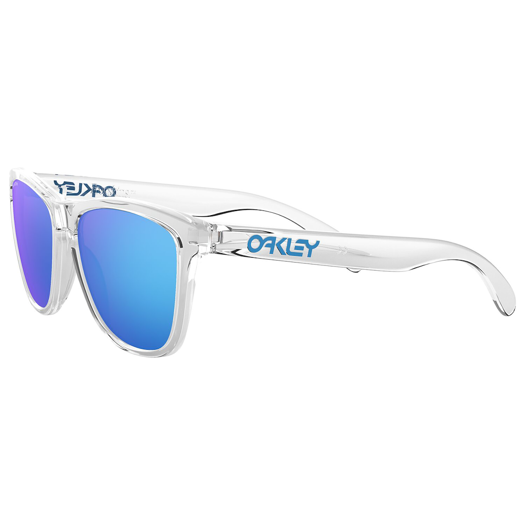Oakley Frogskins Sunglasses Adult (Clear) Prizm Sapphire Lens