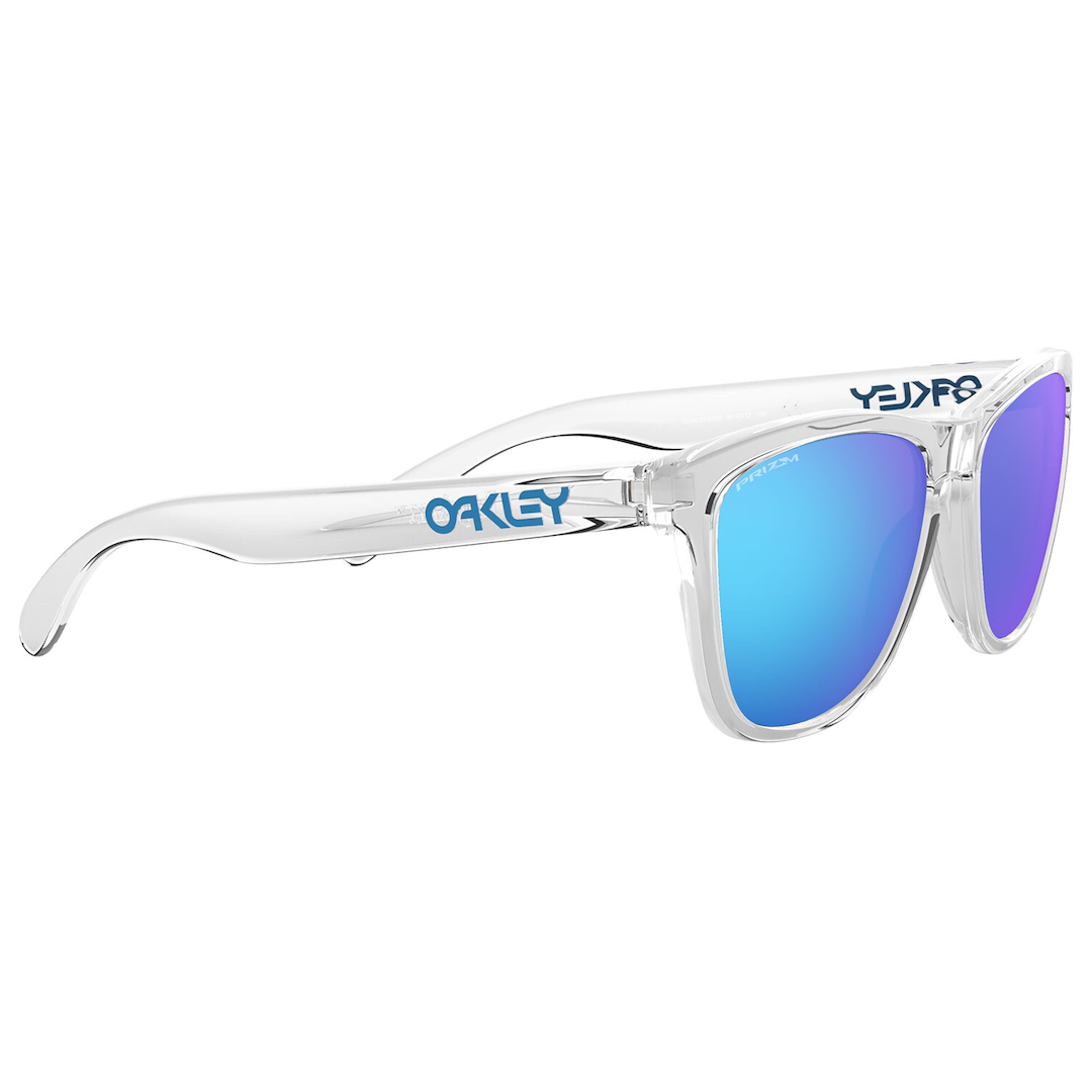 Oakley Frogskins Sunglasses Adult (Clear) Prizm Sapphire Lens