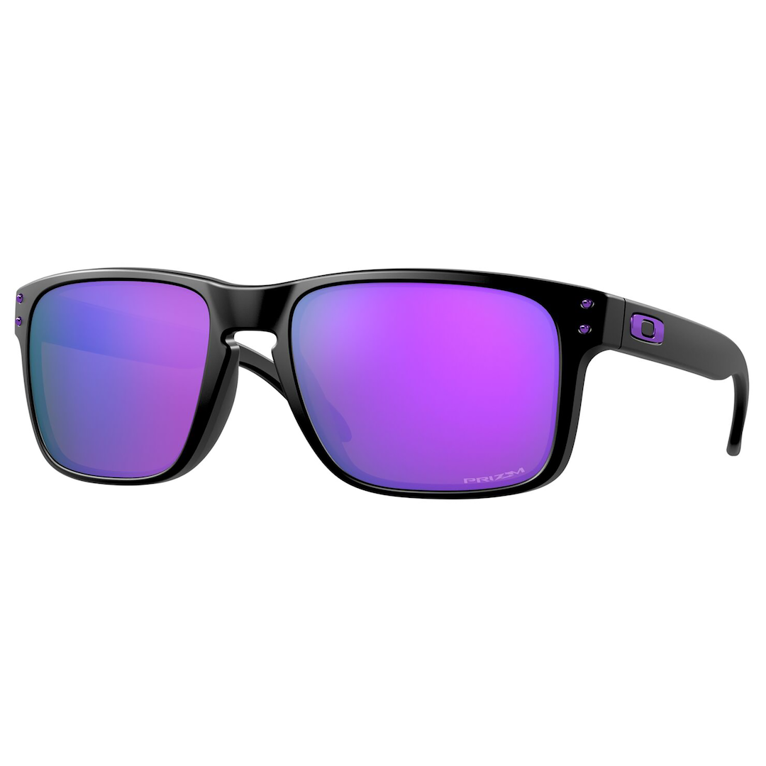 Oakley Holbrook Sunglasses Adult (Matte Black) Prizm Violet Lens