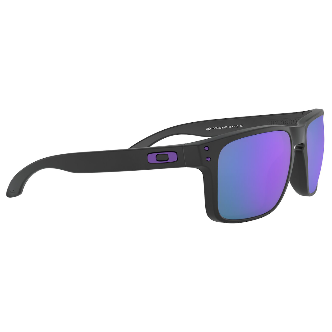 Oakley Holbrook Sunglasses Adult (Matte Black) Prizm Violet Lens