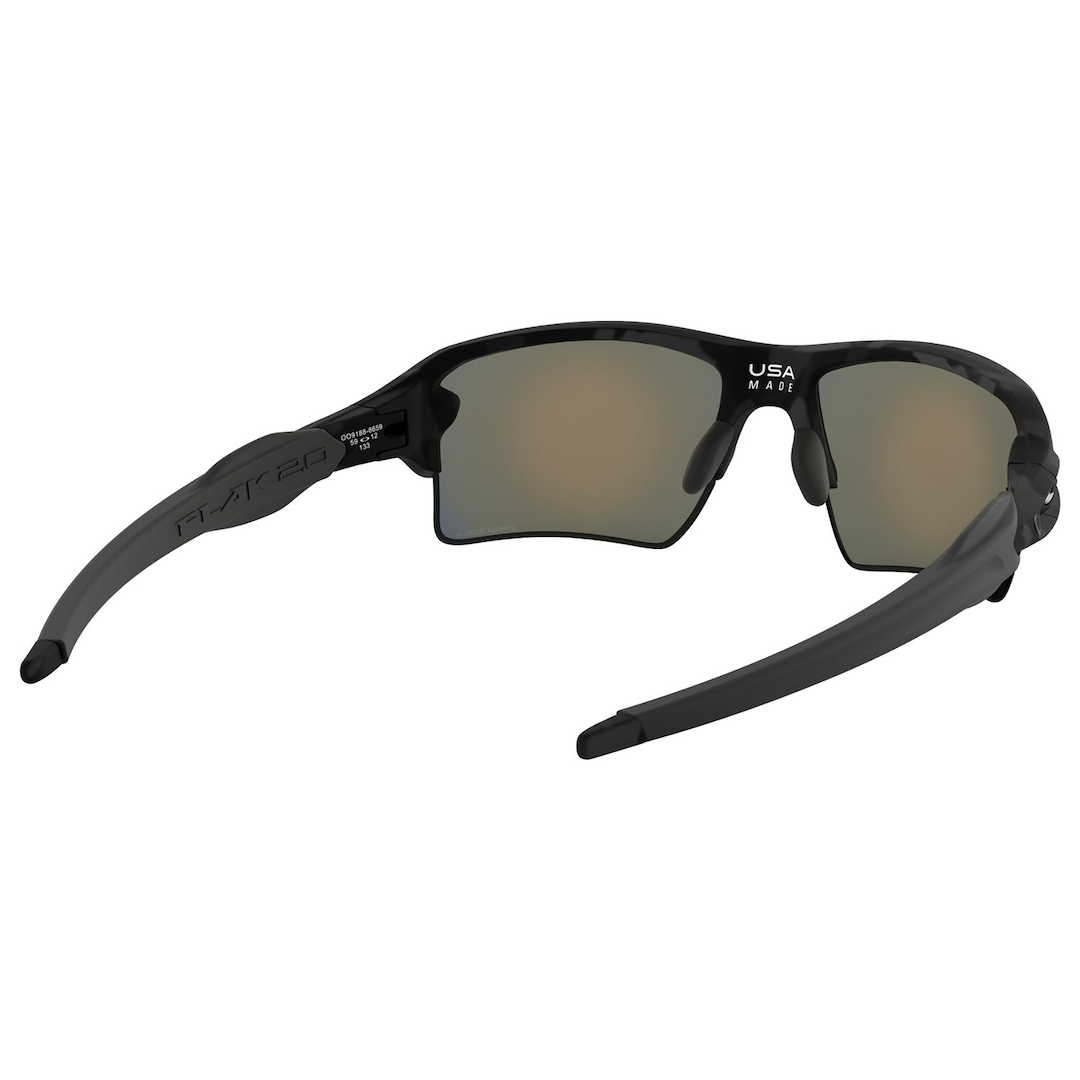 Oakley Flak 2.0 XL Sunglasses Adult (Black Camo) Prizm Ruby Lens