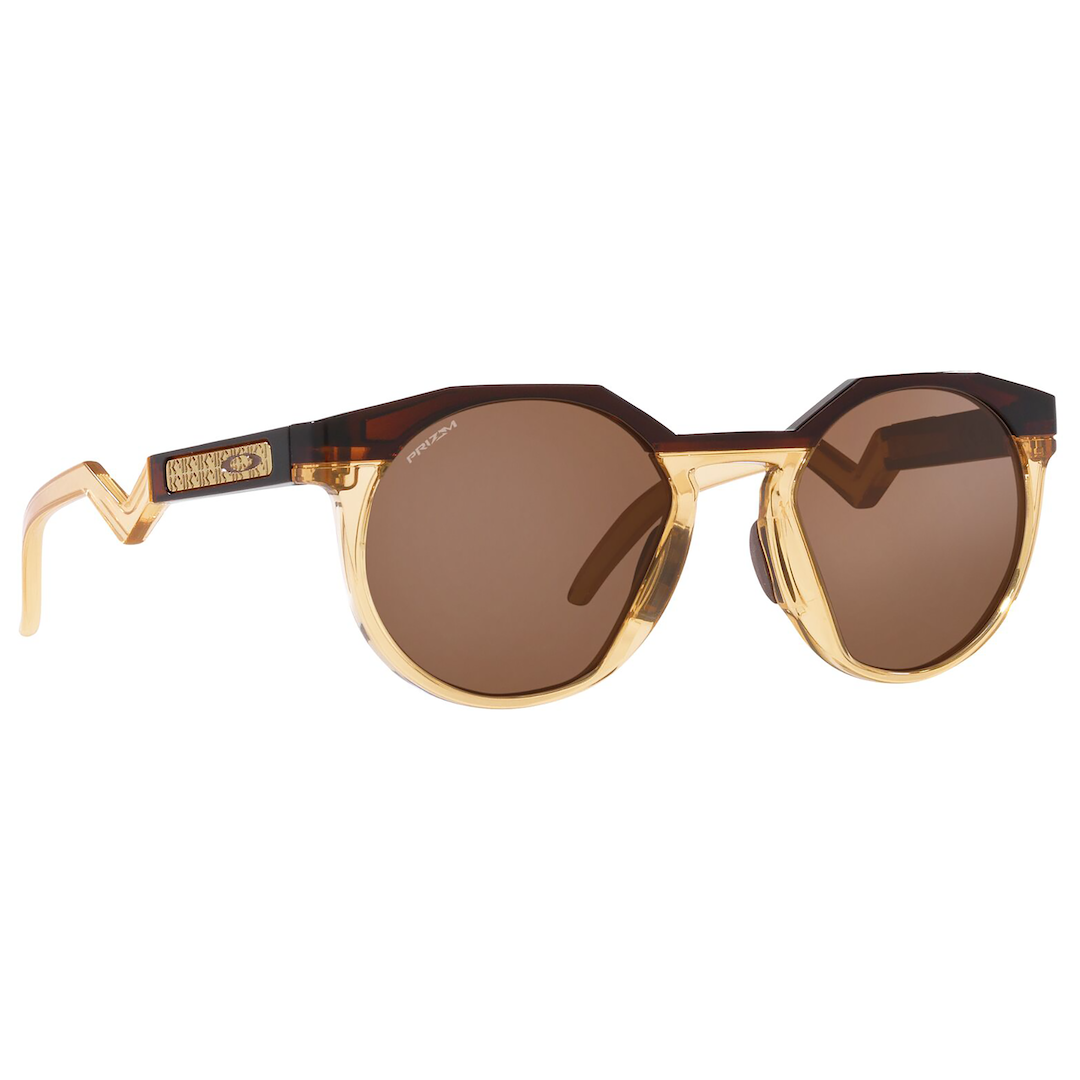 Oakley HSTN Sunglasses (Kylian Mbappé Dark Amber/Light Curry) Prizm Tungsten Lens