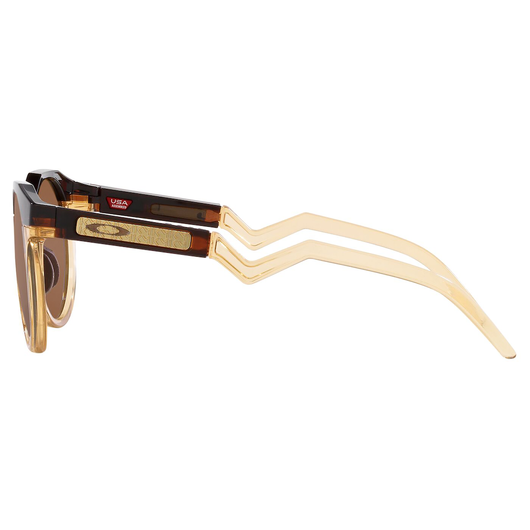 Oakley HSTN Sunglasses (Kylian Mbappé Dark Amber/Light Curry) Prizm Tungsten Lens