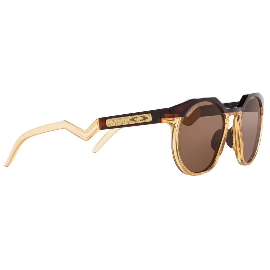 Oakley HSTN Sunglasses (Kylian Mbappé Dark Amber/Light Curry) Prizm Tungsten Lens