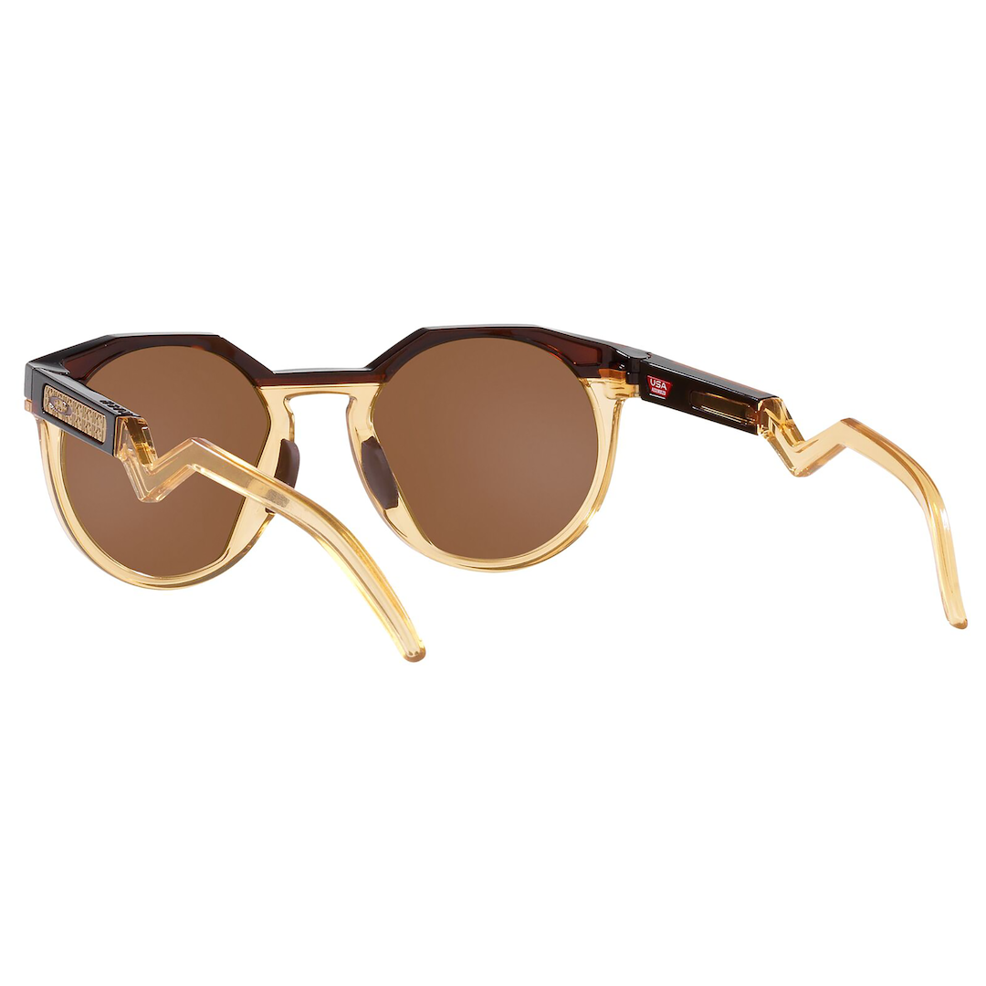 Oakley HSTN Sunglasses (Kylian Mbappé Dark Amber/Light Curry) Prizm Tungsten Lens