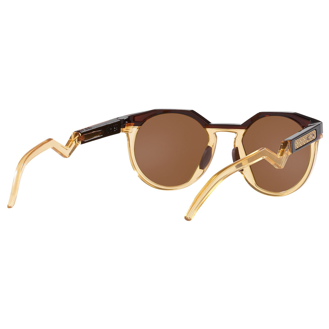 Oakley HSTN Sunglasses (Kylian Mbappé Dark Amber/Light Curry) Prizm Tungsten Lens