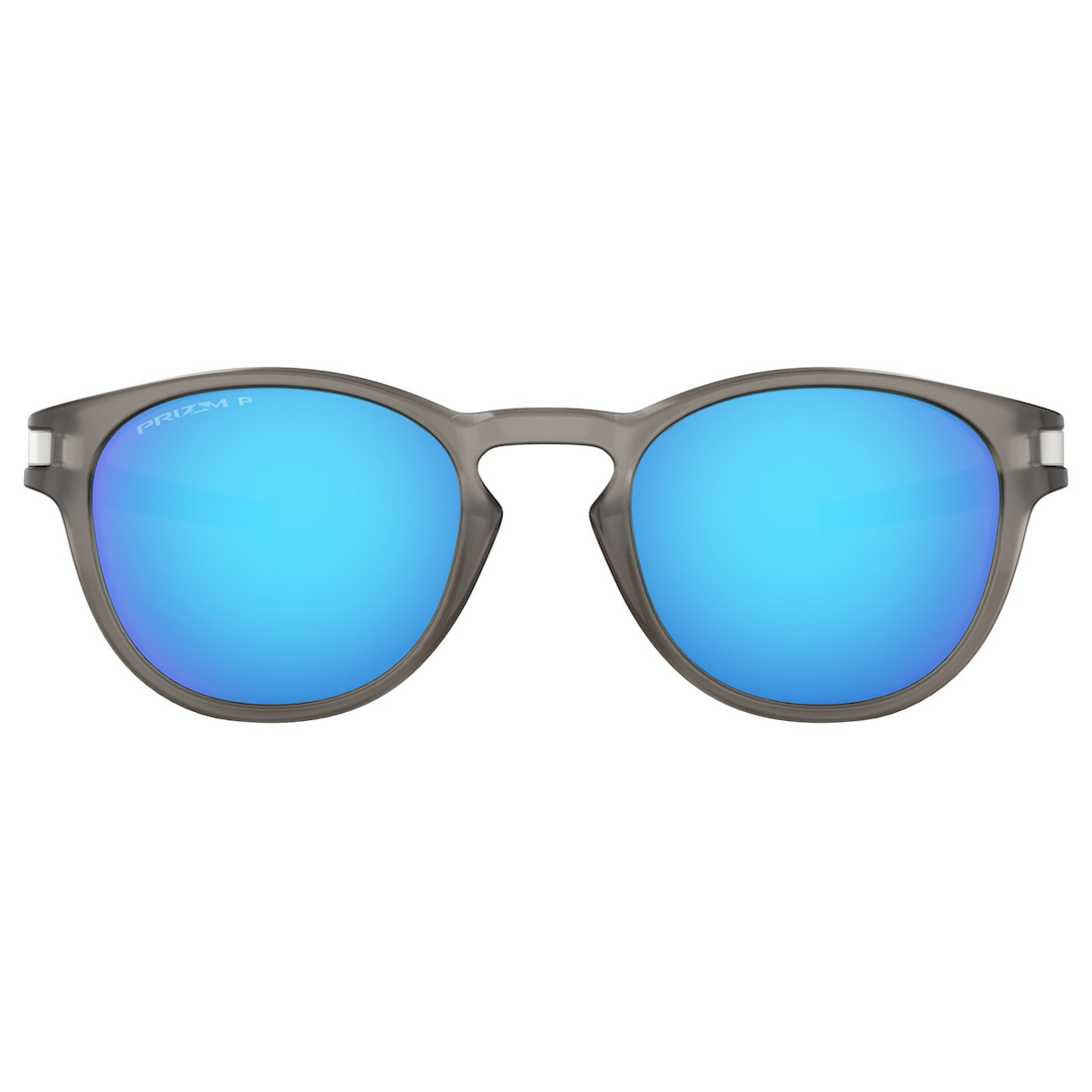 Oakley Latch Sunglasses Adult (Matte Grey Ink) Prizm Sapphire Polarized Lens