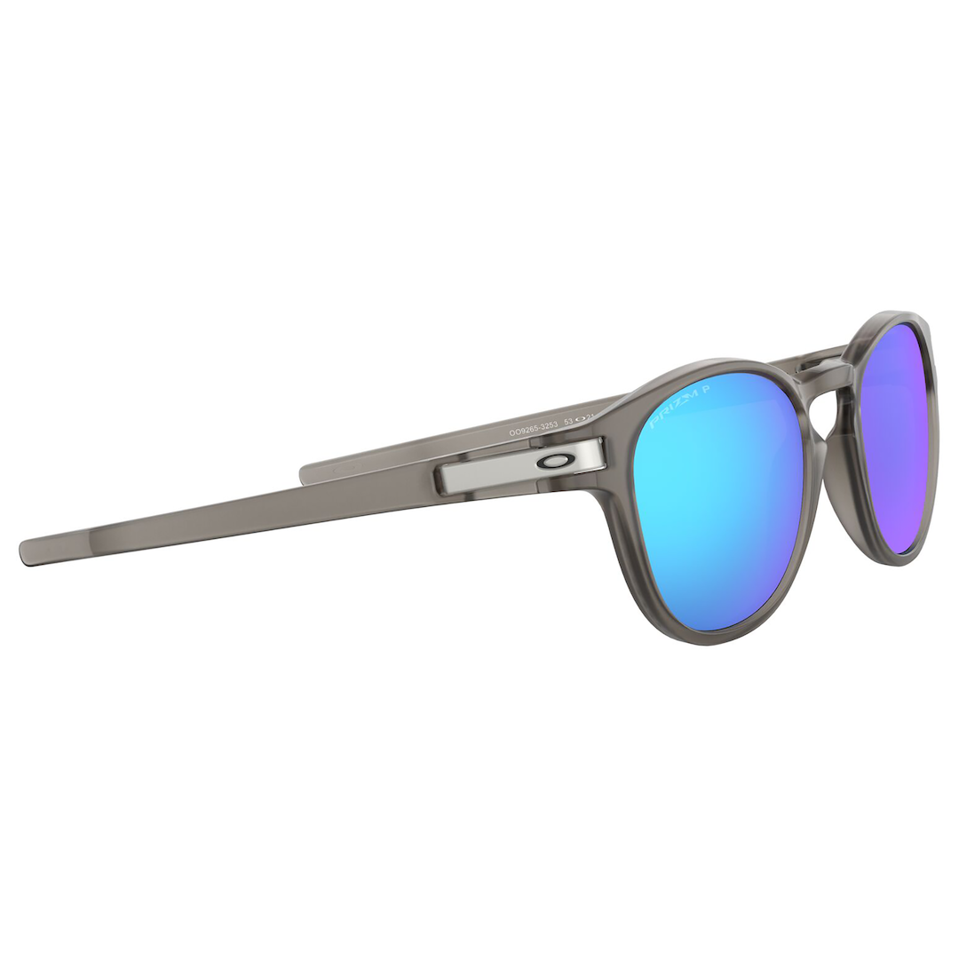 Oakley Latch Sunglasses Adult (Matte Grey Ink) Prizm Sapphire Polarized Lens