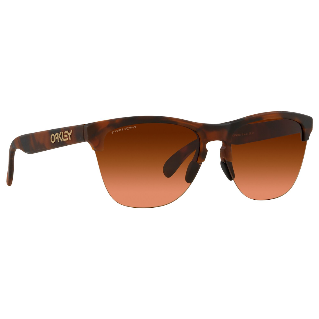 Oakley Frogskins Lite Sunglasses Adult (Matt Brown Tortoise) Prizm Brown Gradient Lens