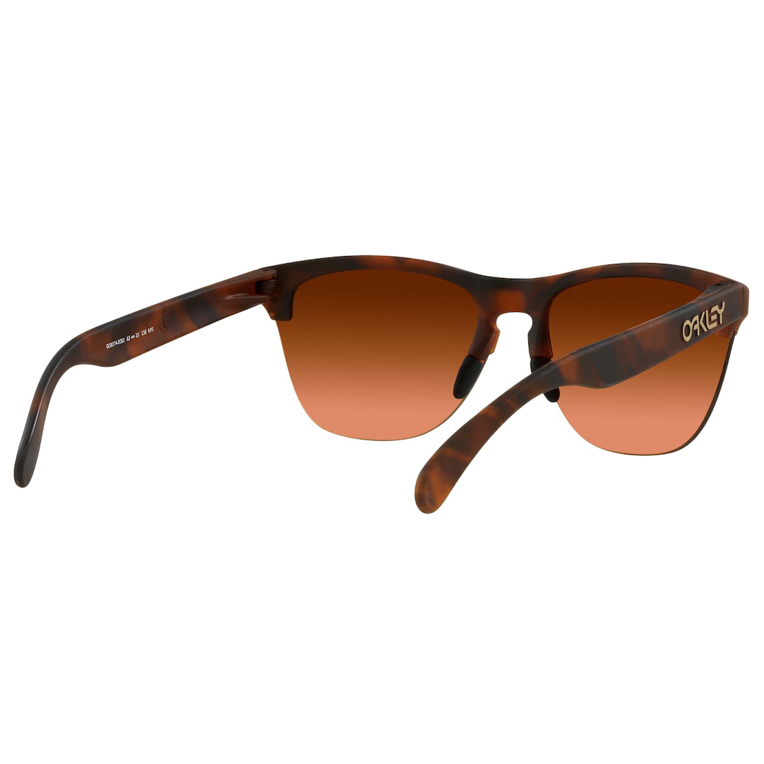 Oakley Frogskins Lite Sunglasses Adult (Matt Brown Tortoise) Prizm Brown Gradient Lens