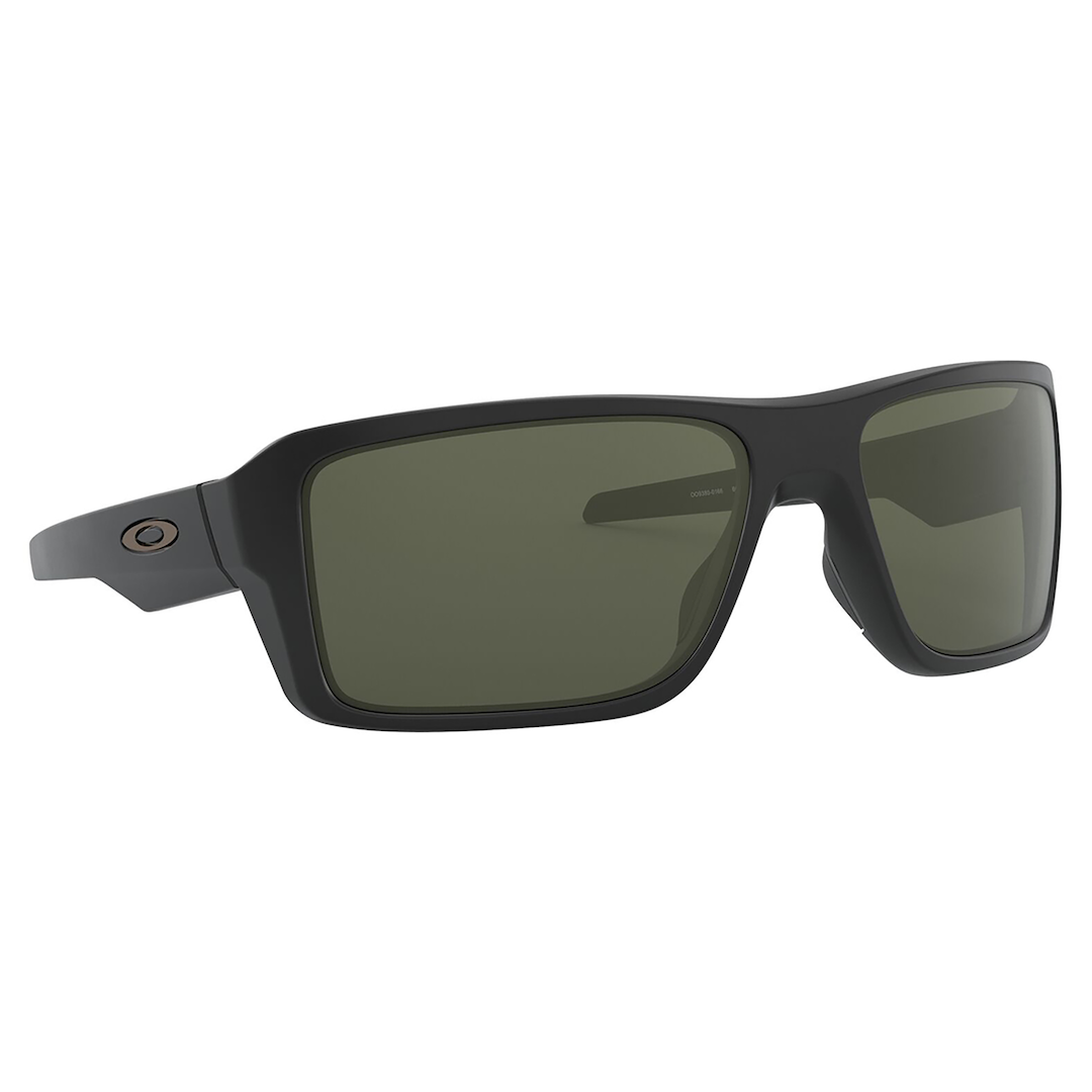Oakley Double Edge Sunglasses Adult (Matte Black) Dark Grey Lens