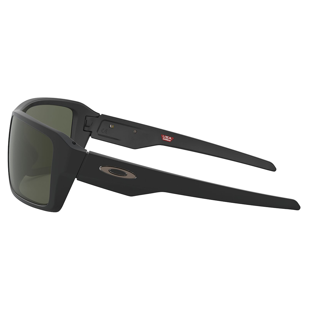 Oakley Double Edge Sunglasses Adult (Matte Black) Dark Grey Lens