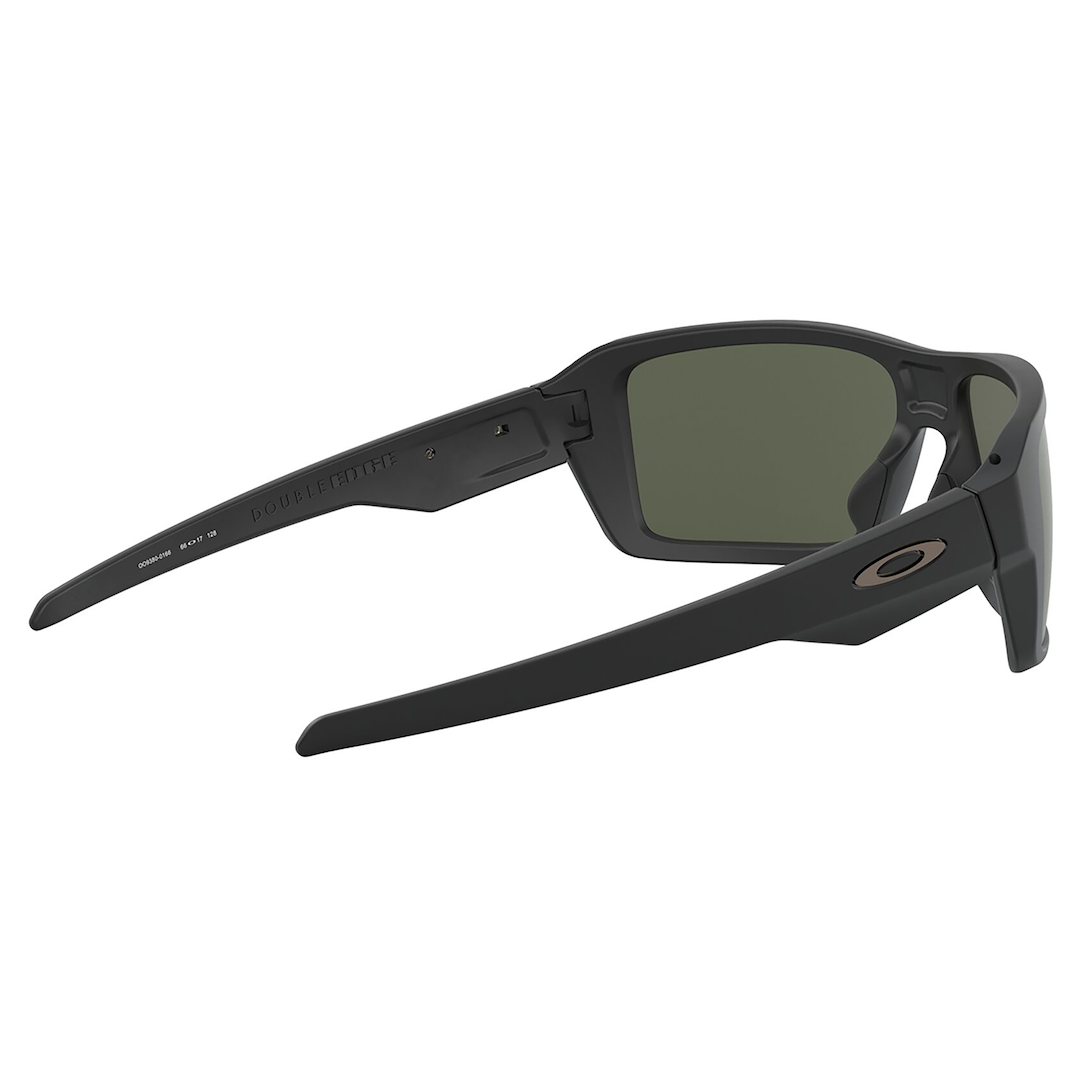 Oakley Double Edge Sunglasses Adult (Matte Black) Dark Grey Lens