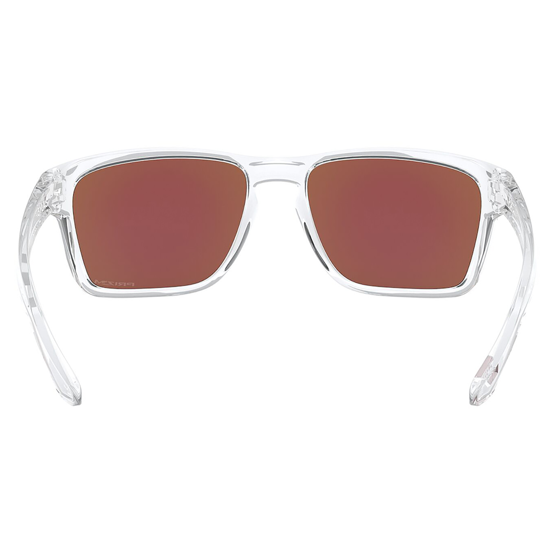 Oakley Sylas Sunglasses (Polished Clear) Prizm Sapphire Lens