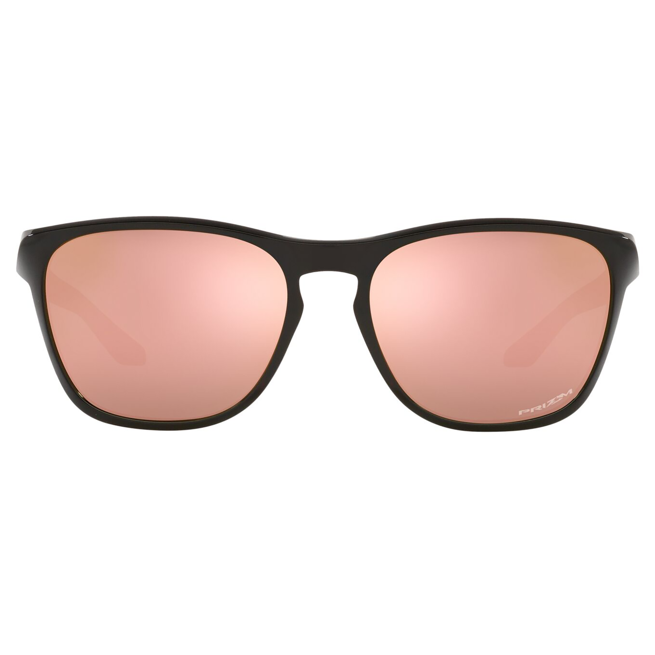 Oakley Manorburn Sunglasses (Polished Black) Prizm Rose Gold Lens