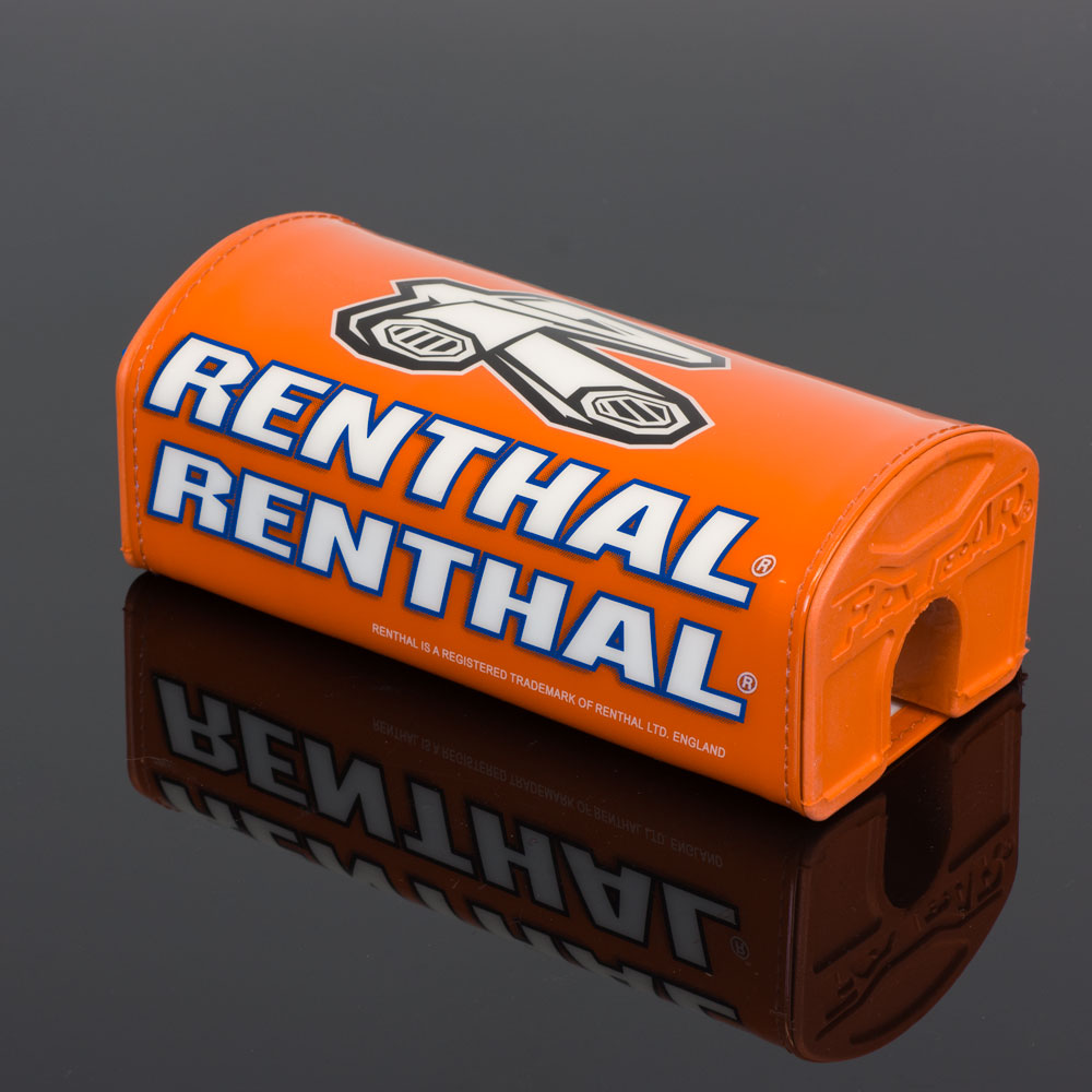 Renthal Fat Bar Pad Orange/Blue TEAM