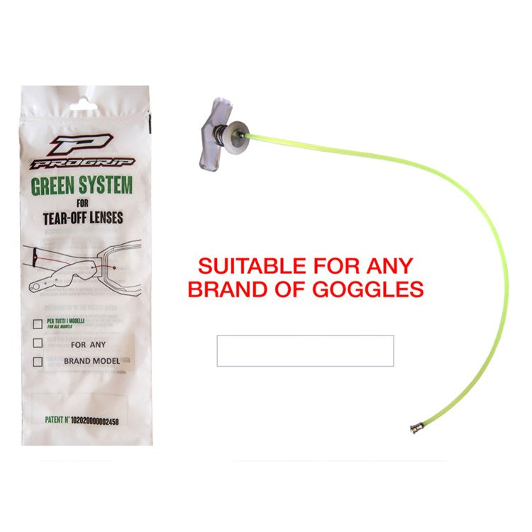Pro Grip Green System for Tear Off Goggles